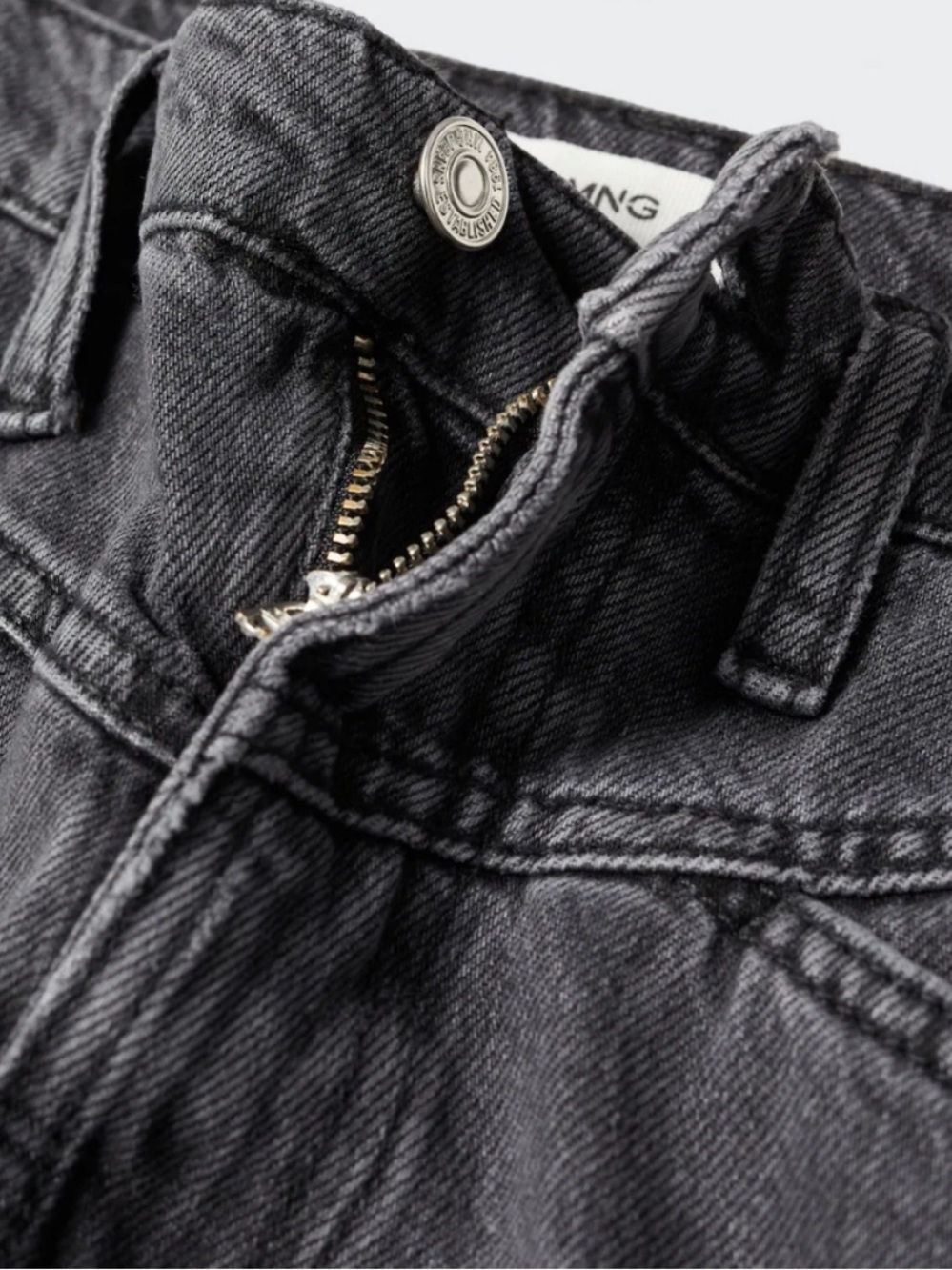MANGO Maxi Black Denim Skirt, new with tags - Picture 7 of 7